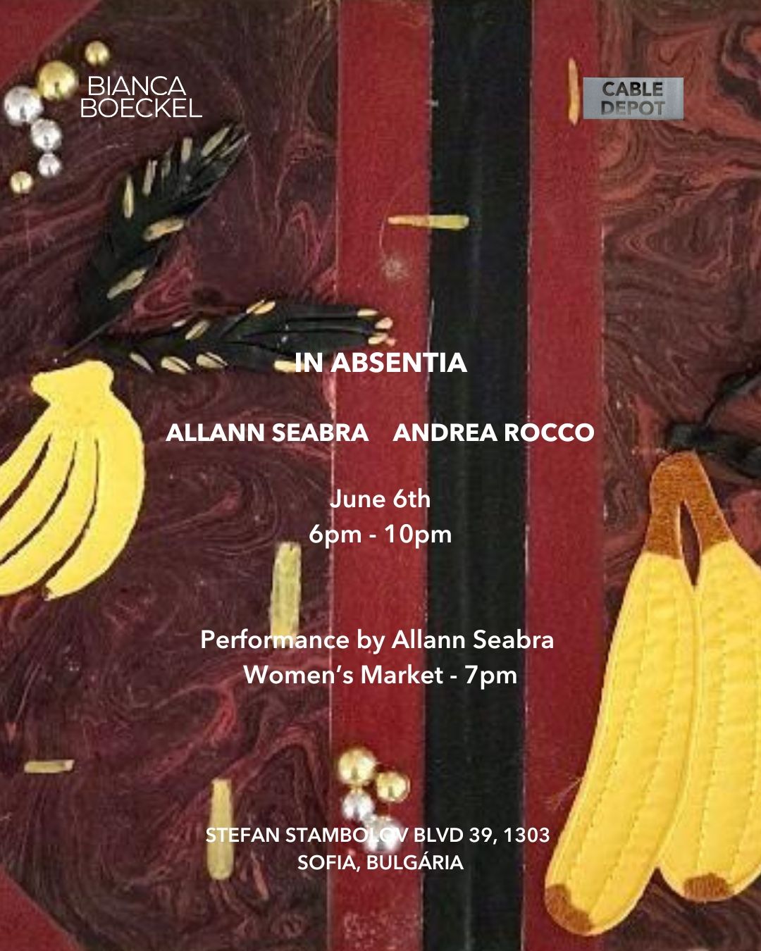 In Absentia – Allann Seabra e Andrea Rocco | Sofia, Bulgária – Galeria Cable Depot In Absentia – Allann Seabra e Andrea Rocco | Sofia, Bulgária – Galeria Cable Depot